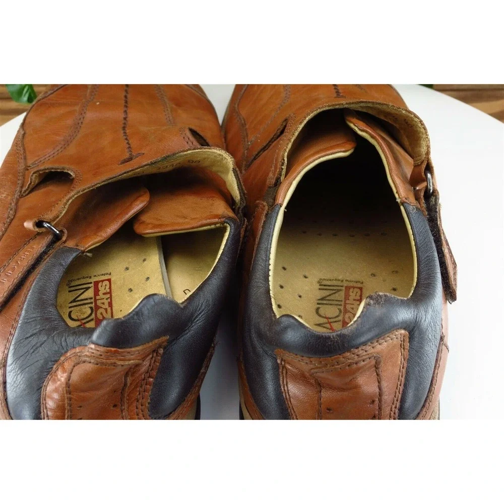Ferracini 24 hs Shoes Sz 40‎ M Brown Loafer Leather Men